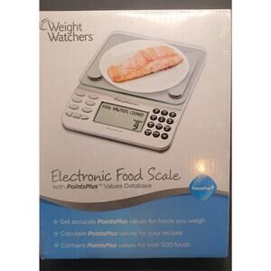 Weight Watchers Electronic Food Scale w/ Points Plus Values Database Sealed NEW